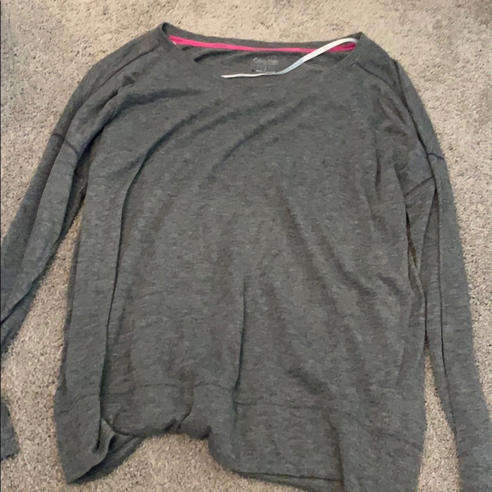 Calvin Klein performance grey long sleeve